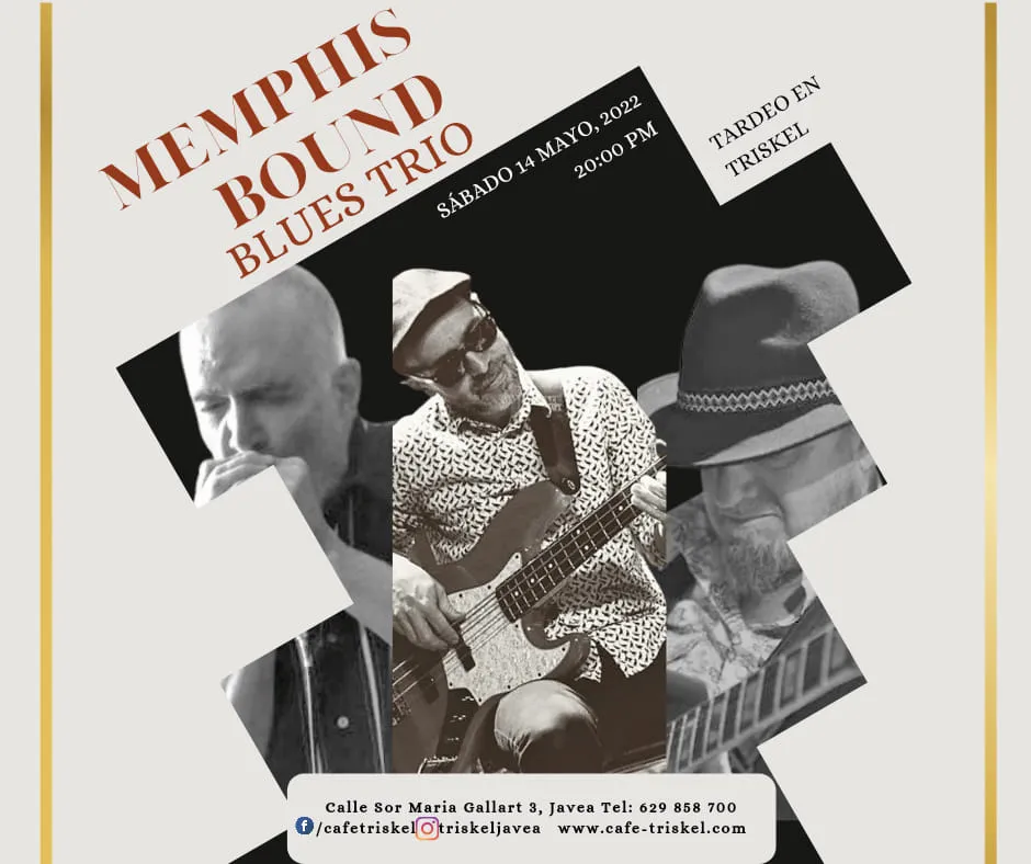 Tardeo en Triskel con Memphis Bound Blues Trio