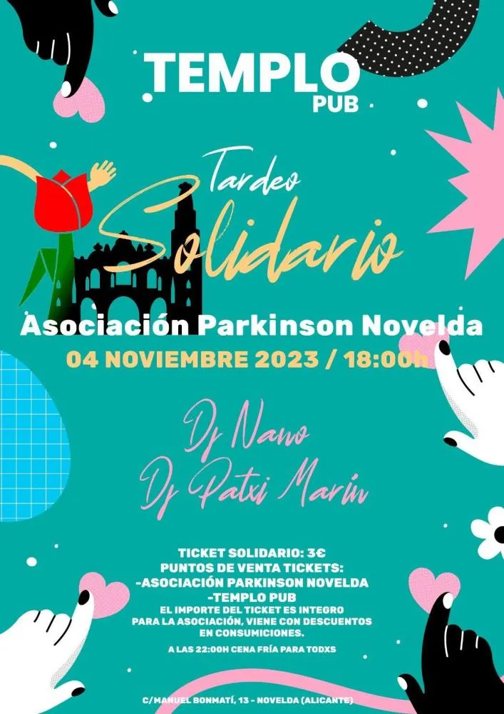 Tardeo Solidario en Templo Pub