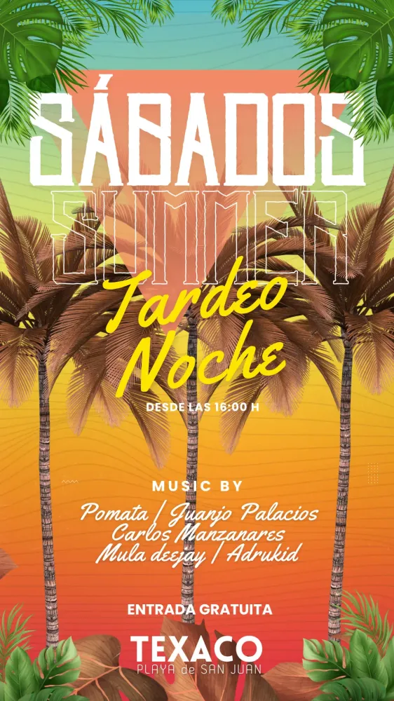 Tardeo y Noche Sábado Texaco