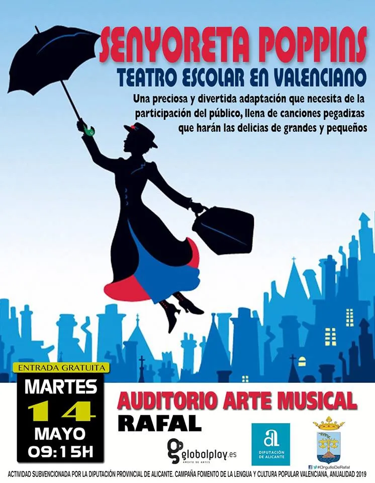 Teatro en valenciano: 'Senyoreta Poppins' en Rafal