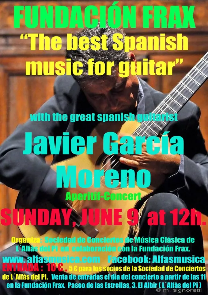 The best Spanish music for guitar with Javier García Moreno