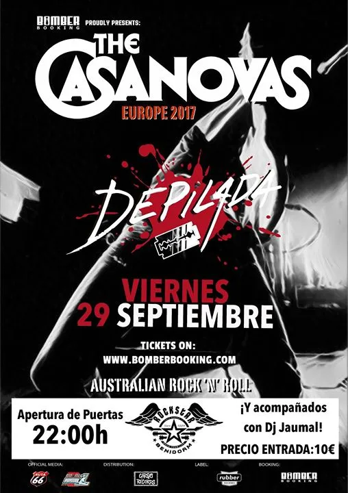 The Casanovas Europe 2017 en Benidorm