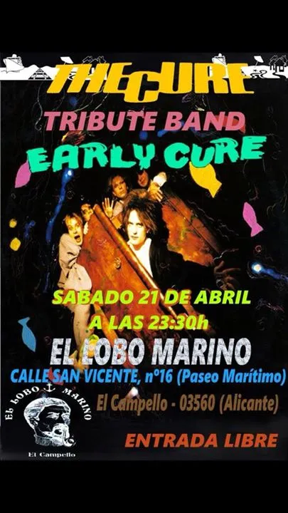 The Cure Tribute Band Early Cure en El Campello