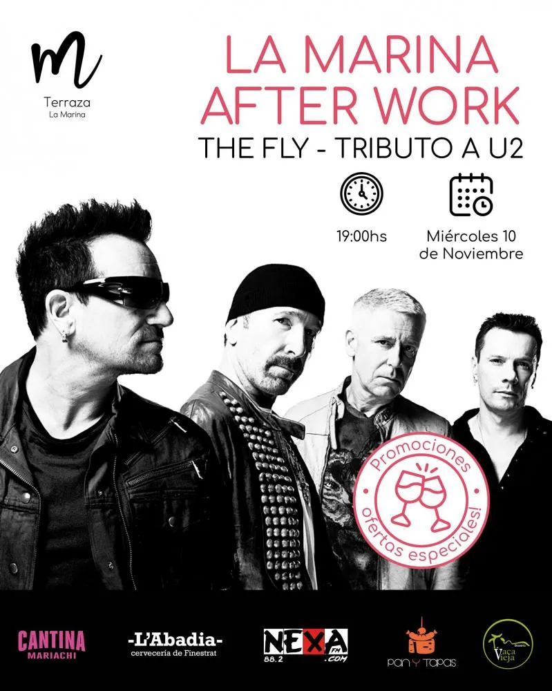 The Fly - Tributo a U2. Tardeo en La Marina