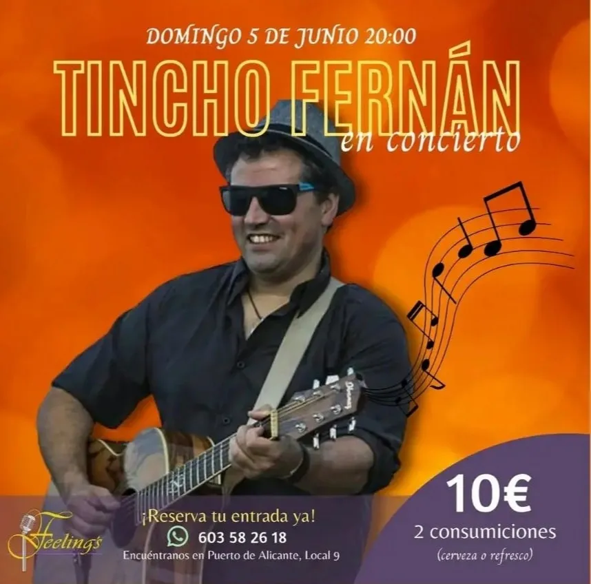 Tincho Fernán en Alicante Sala Feelings