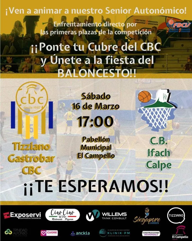 Tizziano Gastrobar vs CB Ifach Calpe