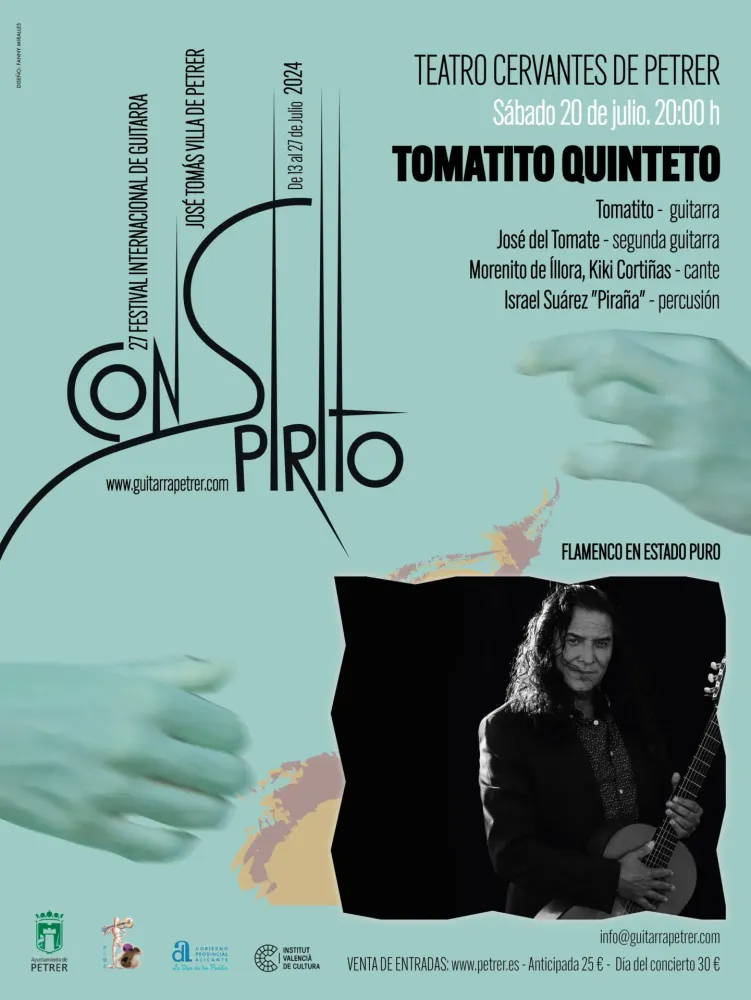 Tomatito Quinteto ► Festival Internacional de Guitarra Petrer