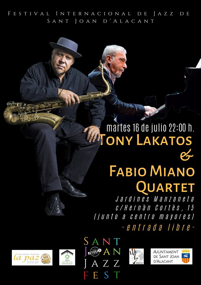 Tony Lakatos  & Fabio Miano Quartet