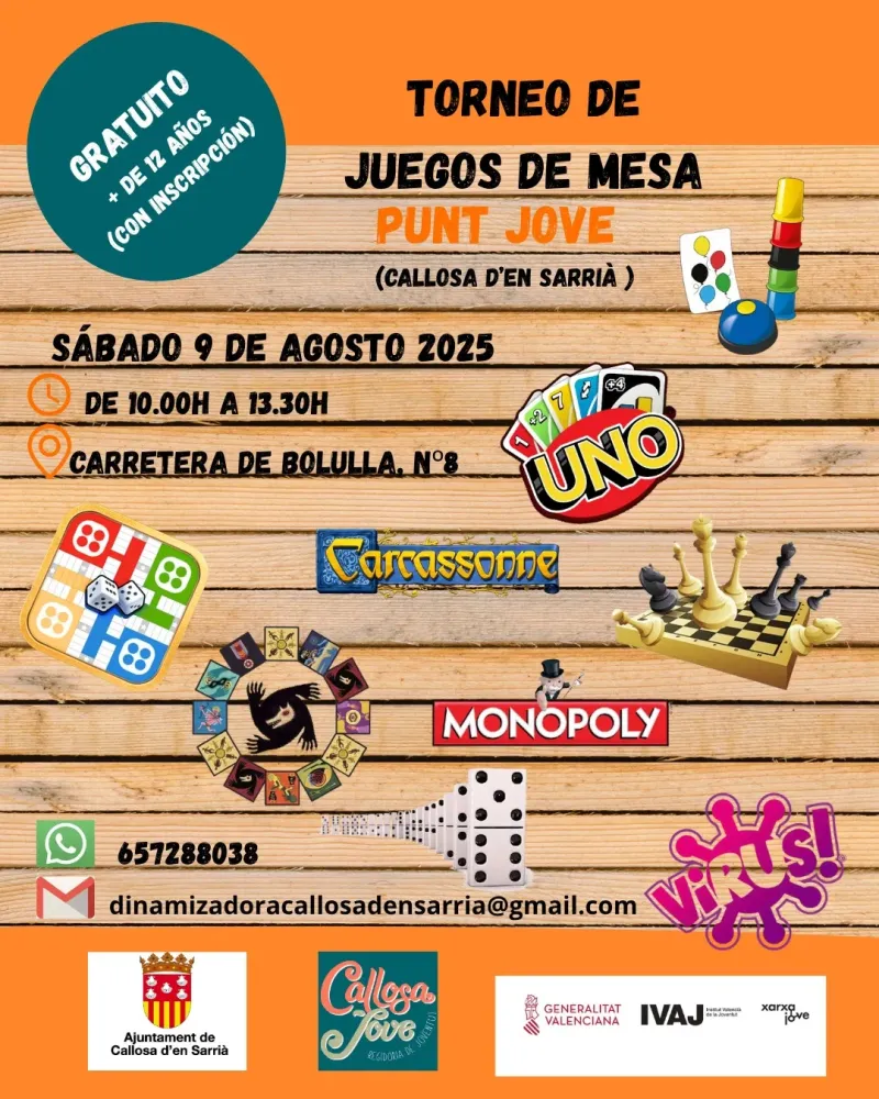 Torneo de juegos de mesa