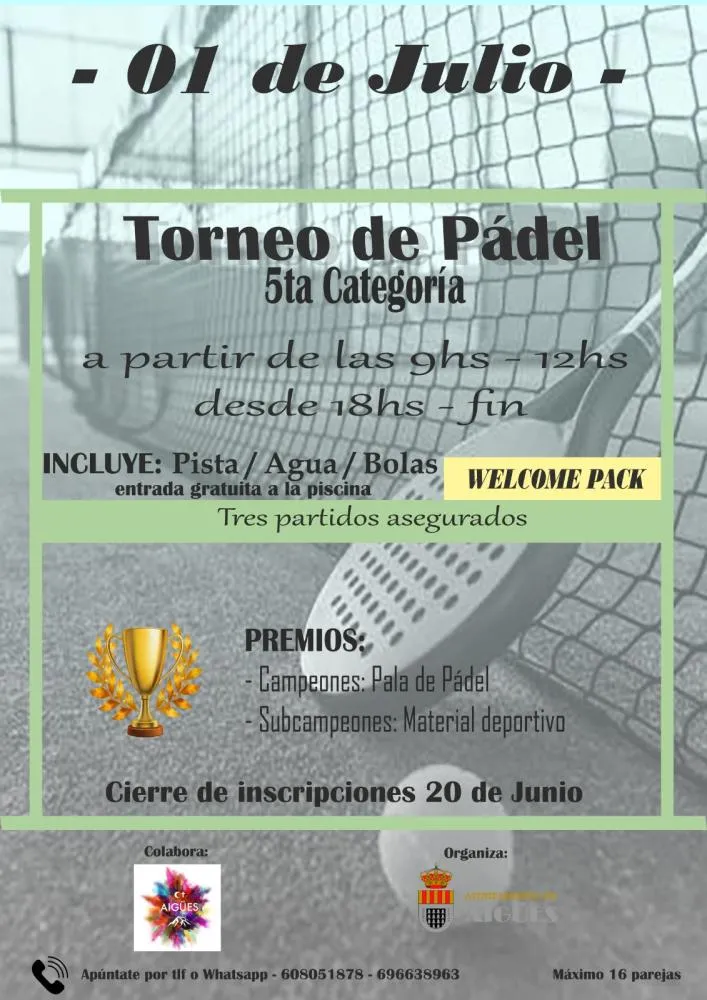 Torneo de Pádel 5ta Categoría