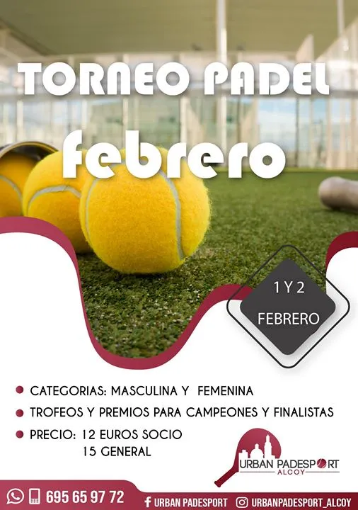 Torneo Febrero 2020 . Urban Padesport