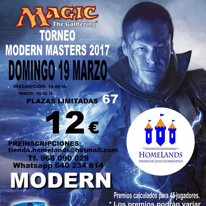 Torneo Homelands Modern Masters 2017
