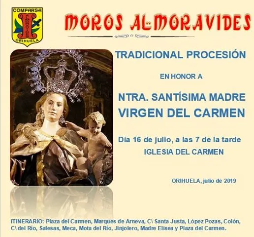 Tradicional Procesión Ntra. Santísima Virgen del Carmen