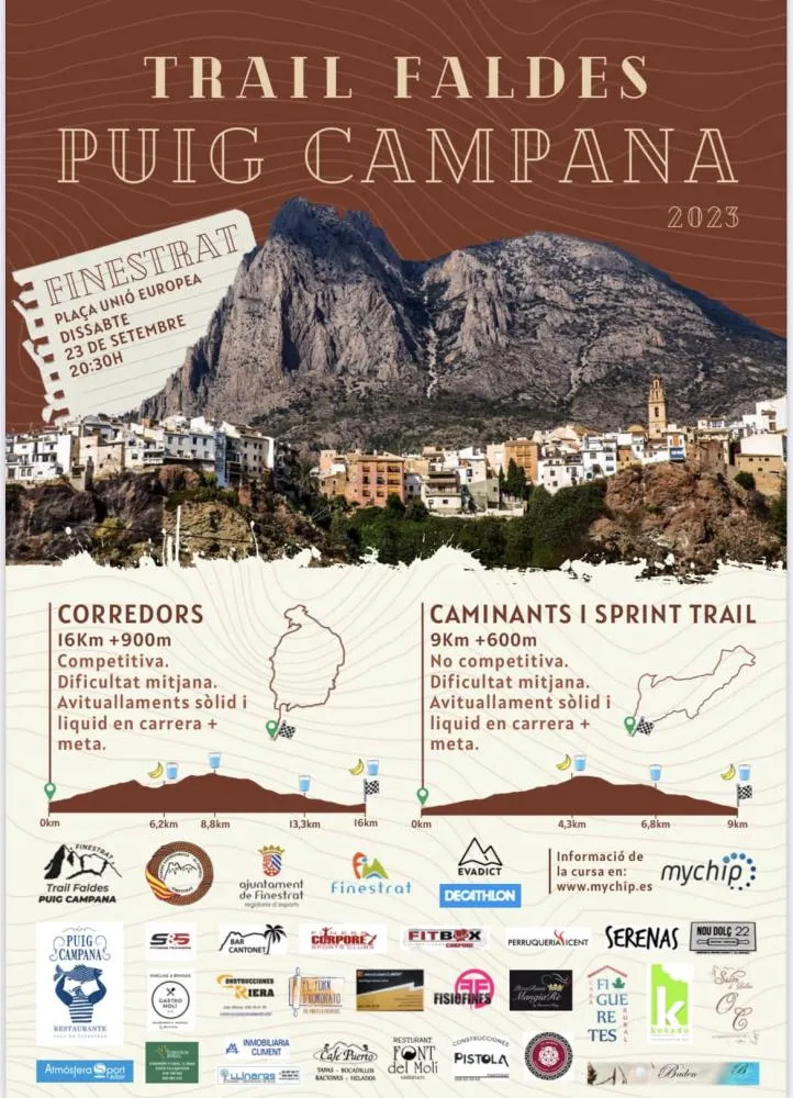 Trail Faldes Puig Campana Finestrat