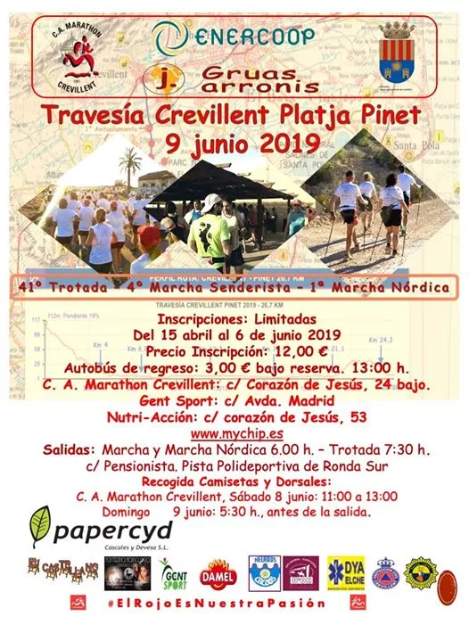 Travesia Crevillent - Platja del Pinet
