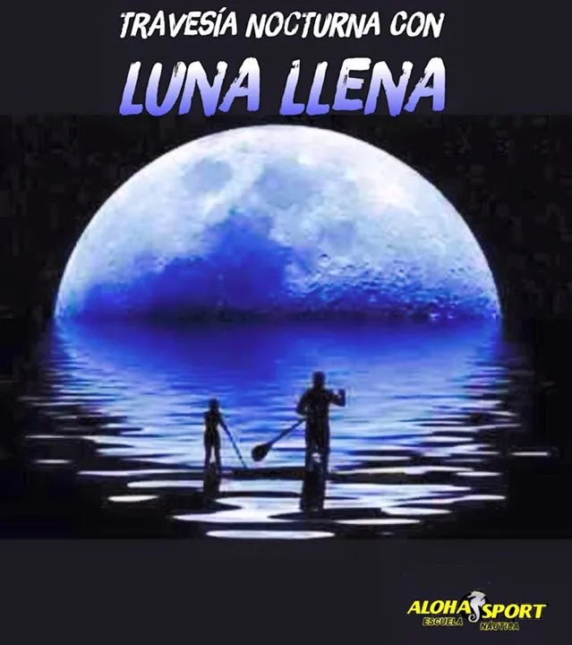 Travesía nocturna con Luna Llena