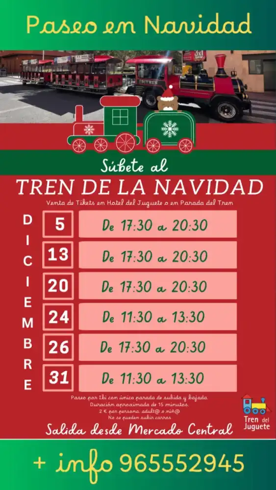 Tren de la Navidad Ibi 2024