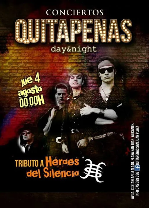 Tributo a Héroes del Silencio - Quitapenas San Juan Playa