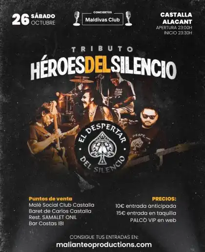 Tributo a Héroes del Silencio por "El despertar del silencio"