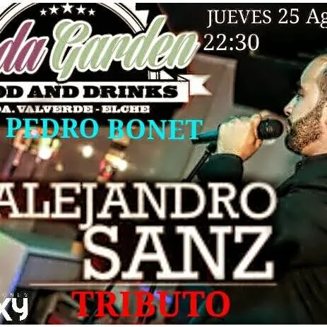 TRIBUTO ALEJANDRO SANZ "BONET"