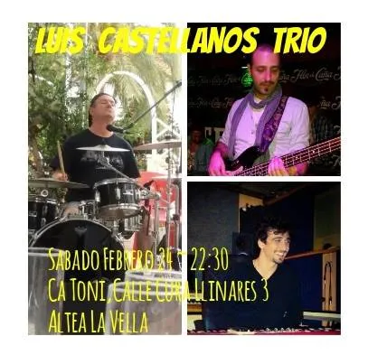 Trio, Luis Castellanos en concierto