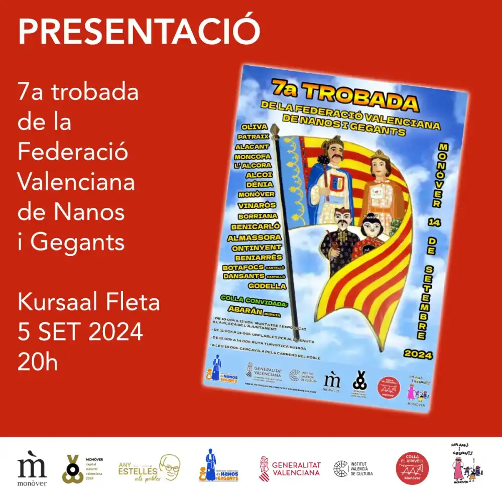 Trobada de la Federadió Valenciana de Nanos i Gegants