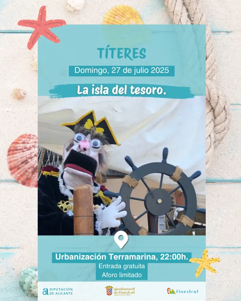 Títeres: La isla del tesoro