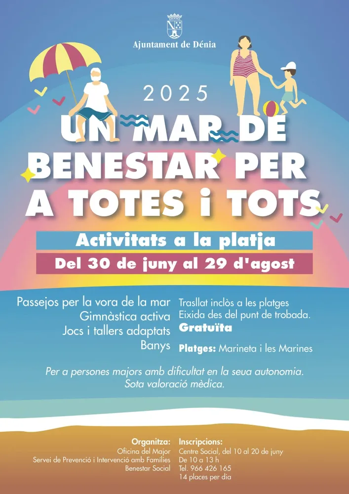 Un mar de benestar per a totes i tots 2025
