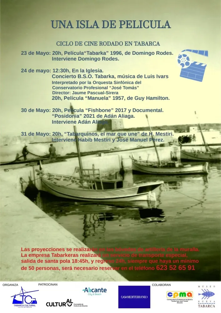 Una isla de película - Cine en Tabarca