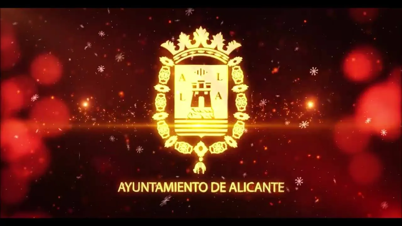 Una navidad alicantina - Videomaping Ayuntamiento Alicante