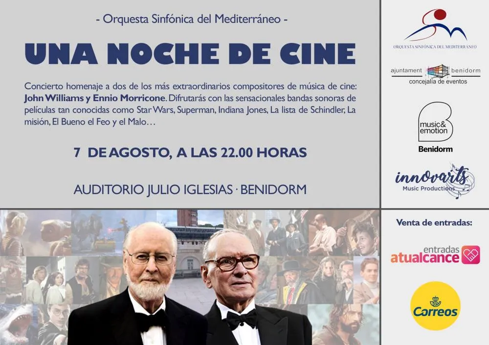 Una noche de cine por la Orquesta del Mediterráeno