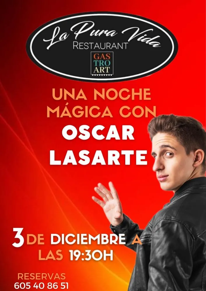 Una noche mágica con Óscar Lasarte