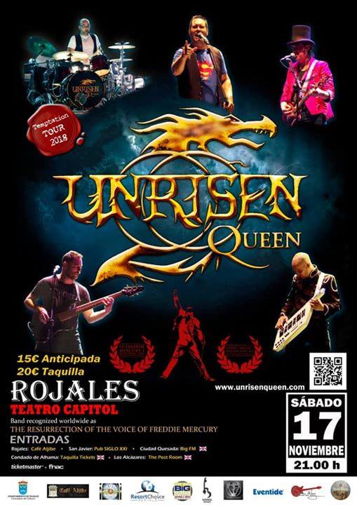 Unrisen Queen live in Rojales