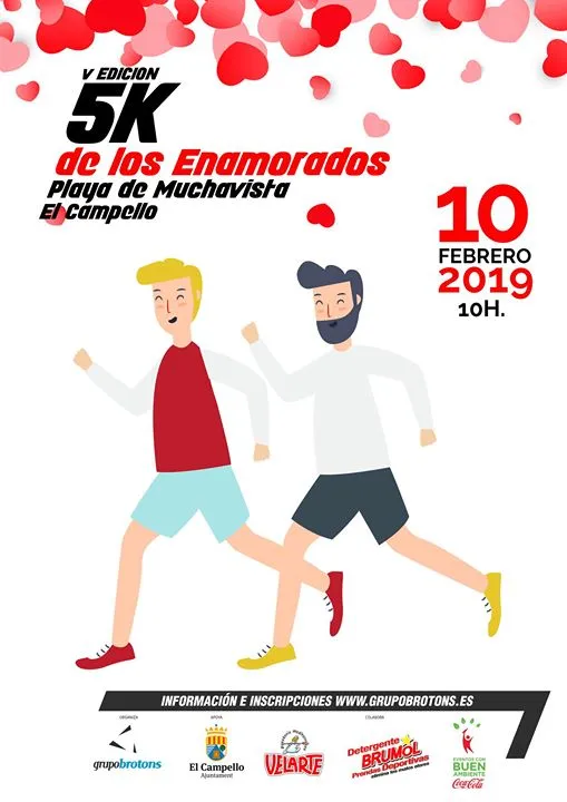 V 5K de los Enamorados Playa de Muchavista El Campello