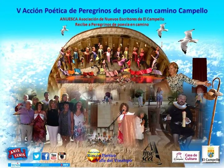 V Acción poética de “Peregrinos de poesía en camino”