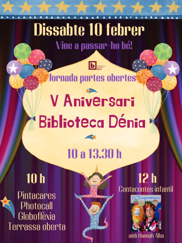 V aniversario de la Biblioteca Dénia