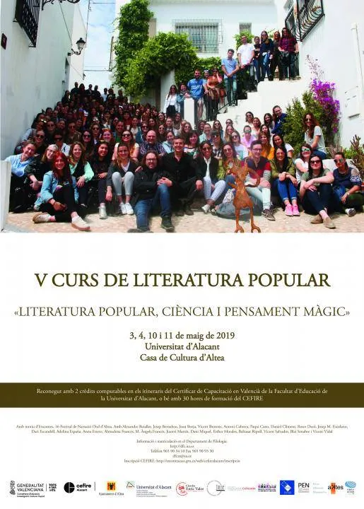 V Curs de Literatura Popular - Altea 2019