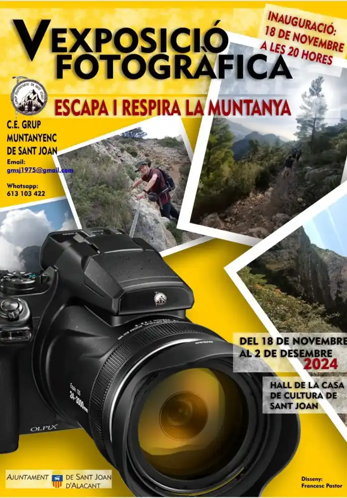 V Exposició fotográfica - Escapa i respira la muntanya