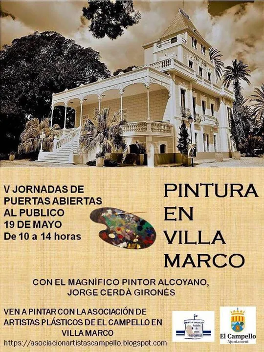 V Jornadas de Pintura al Aire Libre en Villa Marco