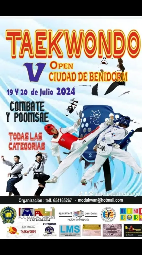 V Open Ciudad de Benidorm Taekwondo Modukwan