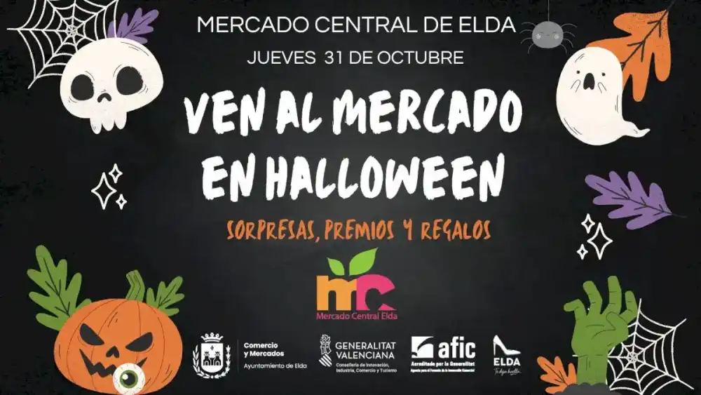 Ven al mercado en Halloween Elda 2024