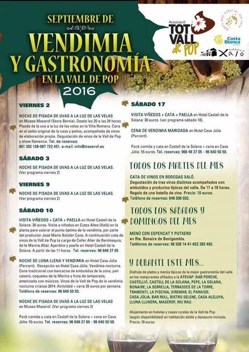 Vendimia en la Vall de Pop