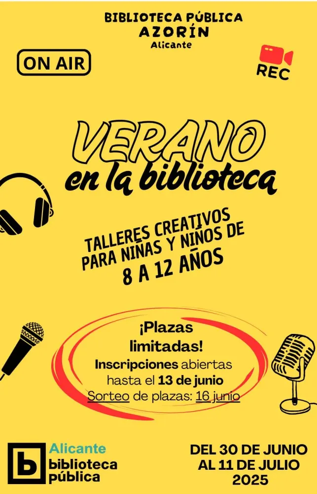 Verano en la biblioteca Pública Azorín Alicante