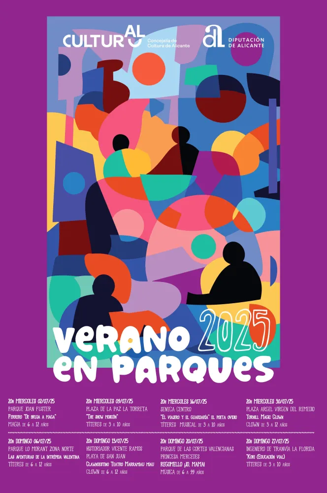 Verano en parques Alicante Julio 2025