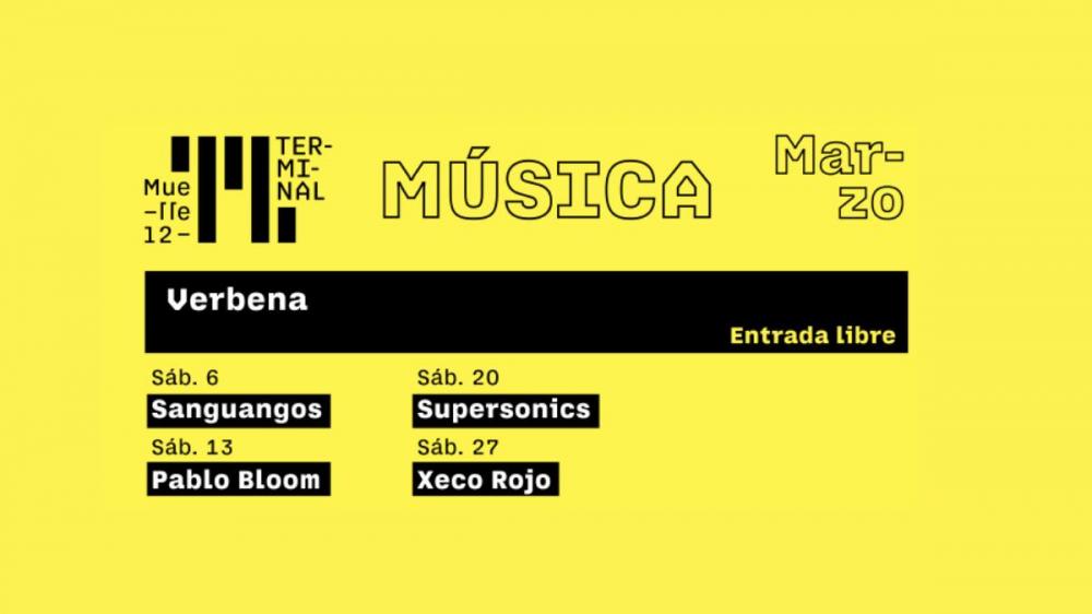 Verbena - conciertos Muelle12 -Puerto de Alicante (acceso libre)