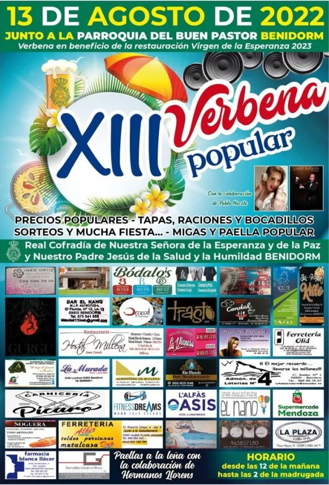 Verbena Popular Benidorm 2022
