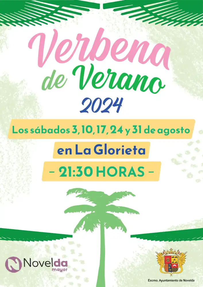 Verbenas de verano en la Glorieta de Novelda 2024