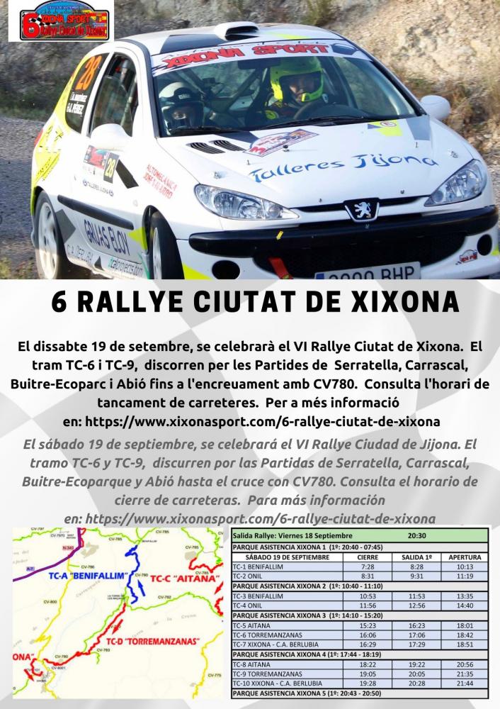 VI Rallye Ciudad de Jijona.2020