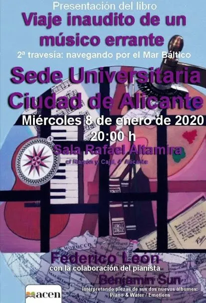 Viaje Inaudito de un músico errante - Presentación Literaria