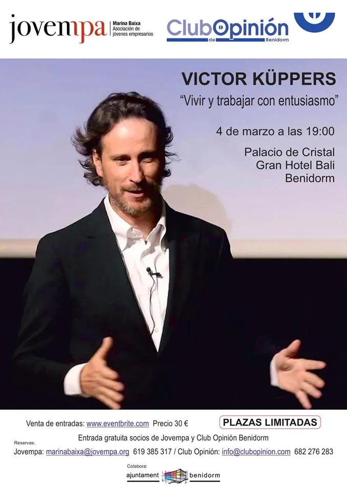 Victor Küppers "Vivir y trabajar con entusiasmo"